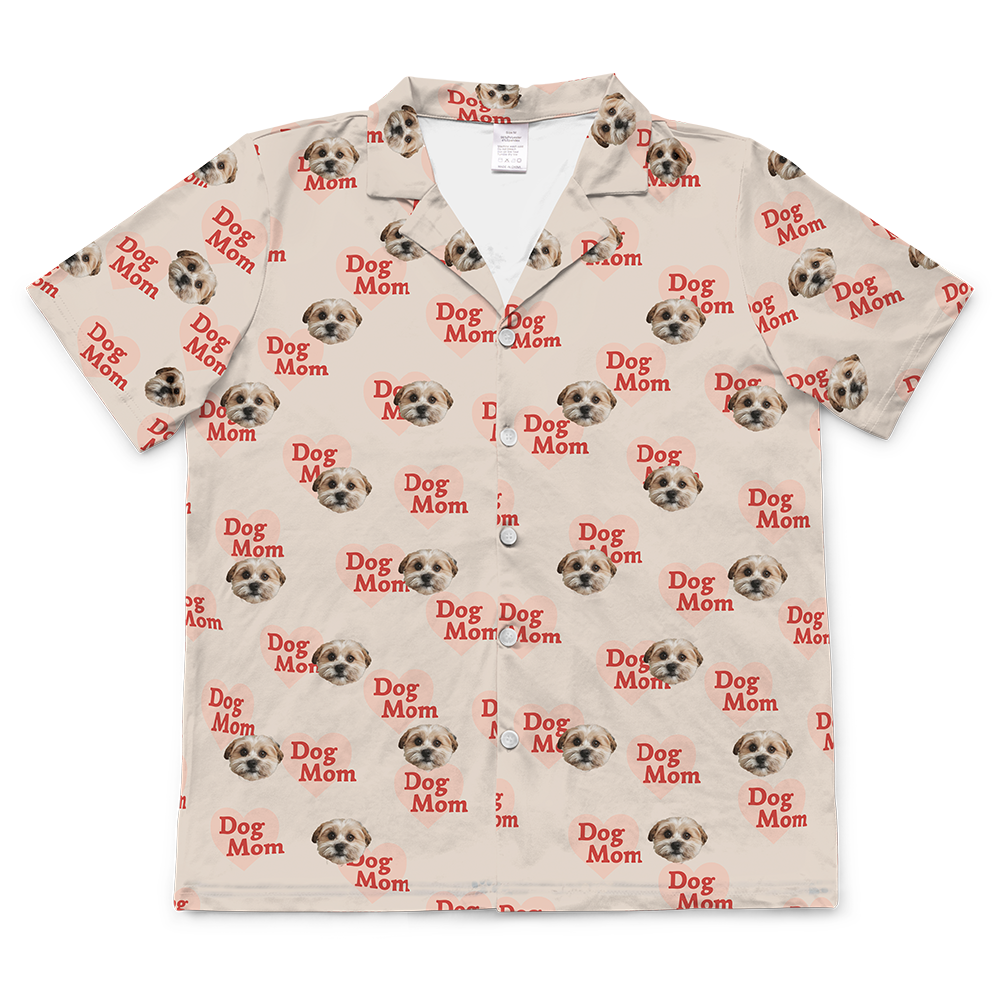 DogMomShortSleevePajamaShirt