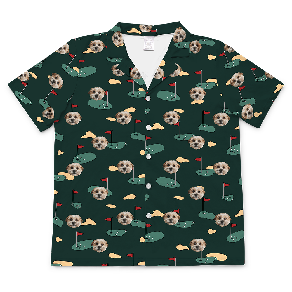 GolfGreensShortSleevePajamaShirt1Pet