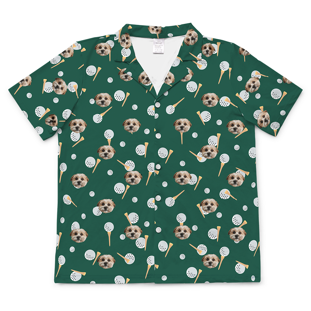 GolfBallsShortSleevePajamaShirt