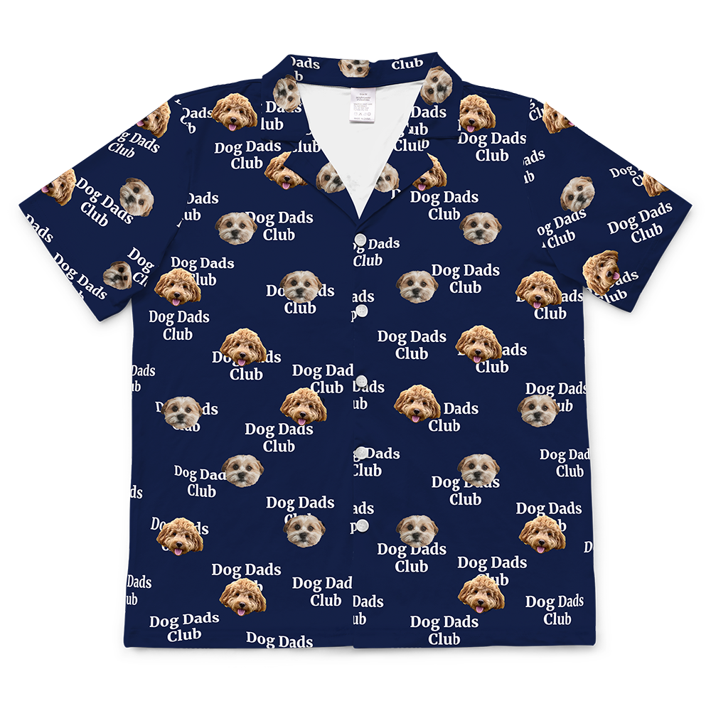 DogDadsClub-NavyShortSleevePajamaShirt2Pets