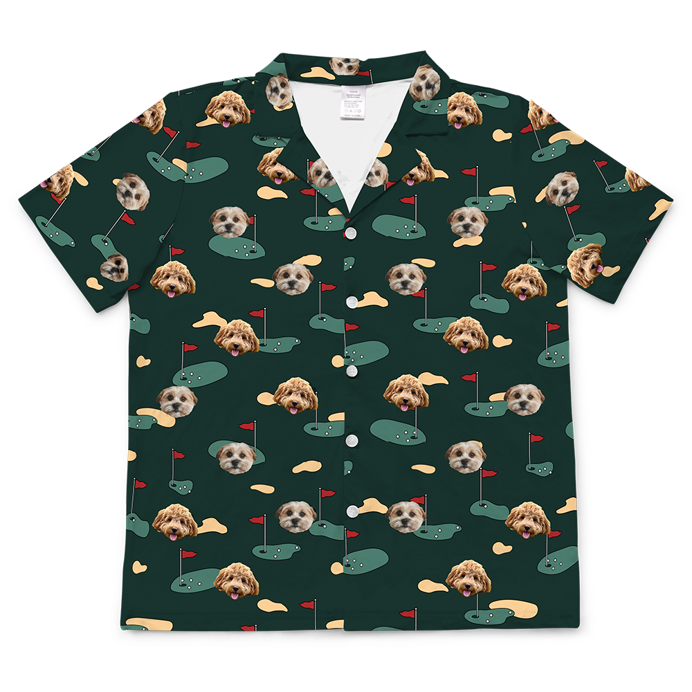 GolfGreensShortSleevePajamaShirt2Pets