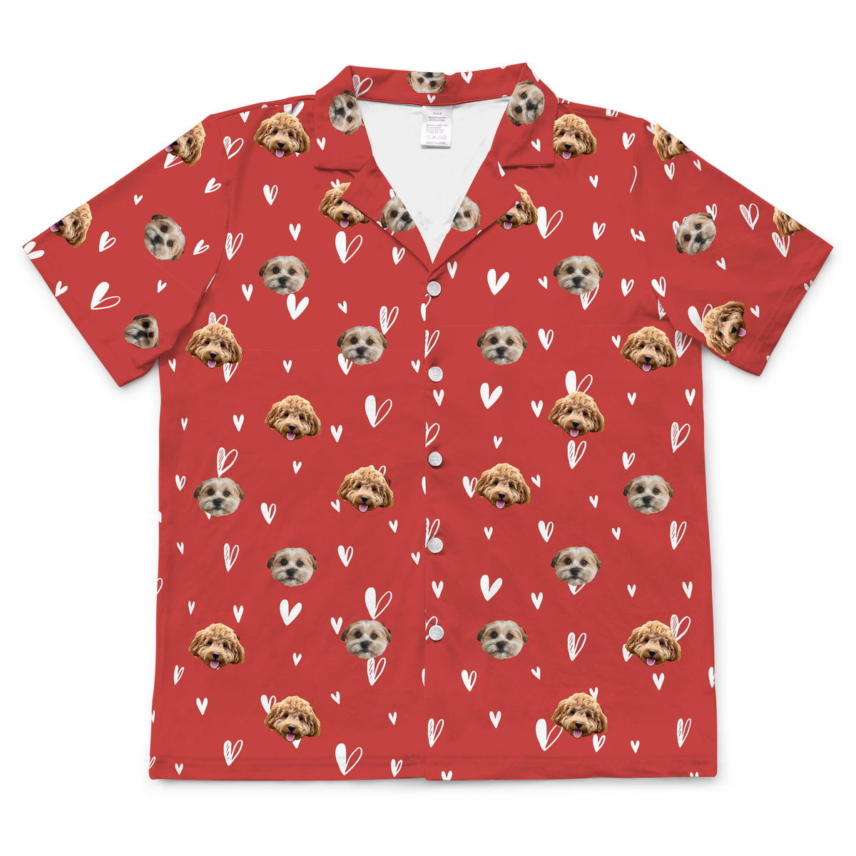 BeMineShortSleevePajamaShirt2Pets