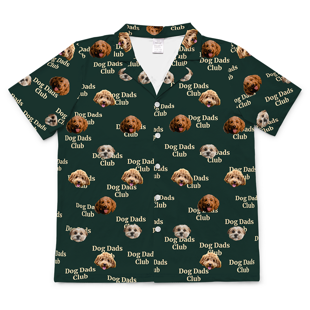 DogDadsClub-GreenShortSleevePajamaShirt3Pets