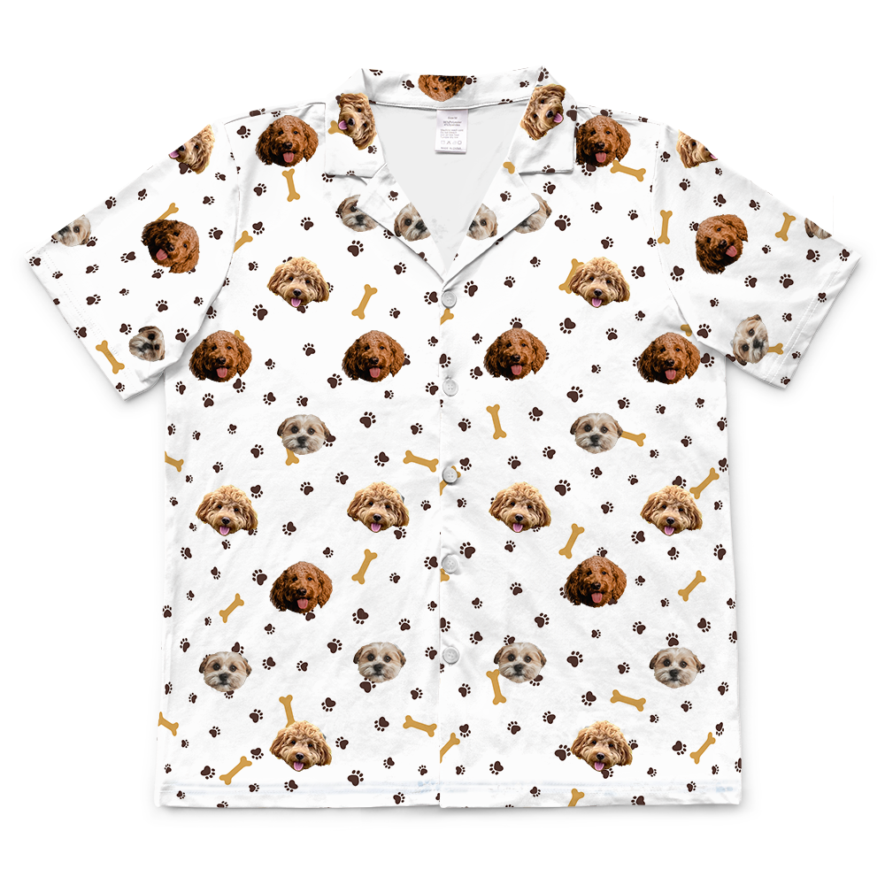 PawsandBonesShortSleevePajamaShirt3PetImages(+$8.00)