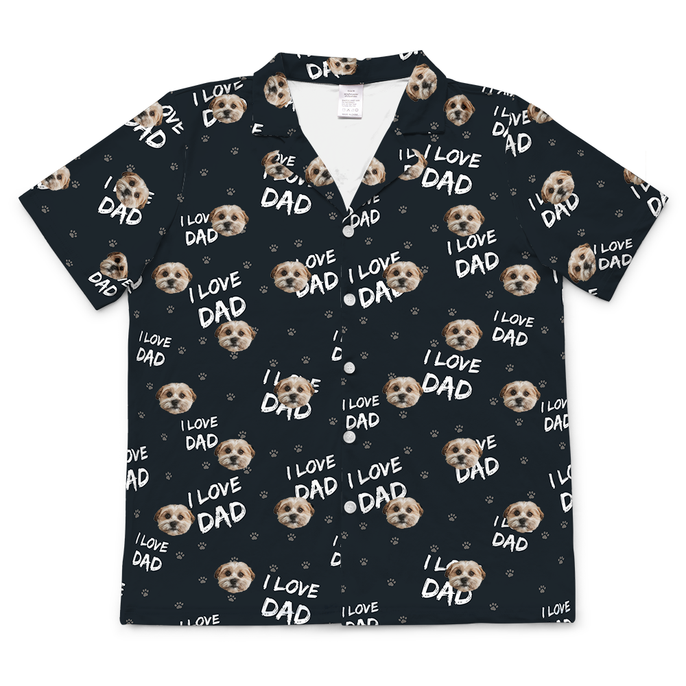ILoveDadShortSleevePajamaShirt1Pet