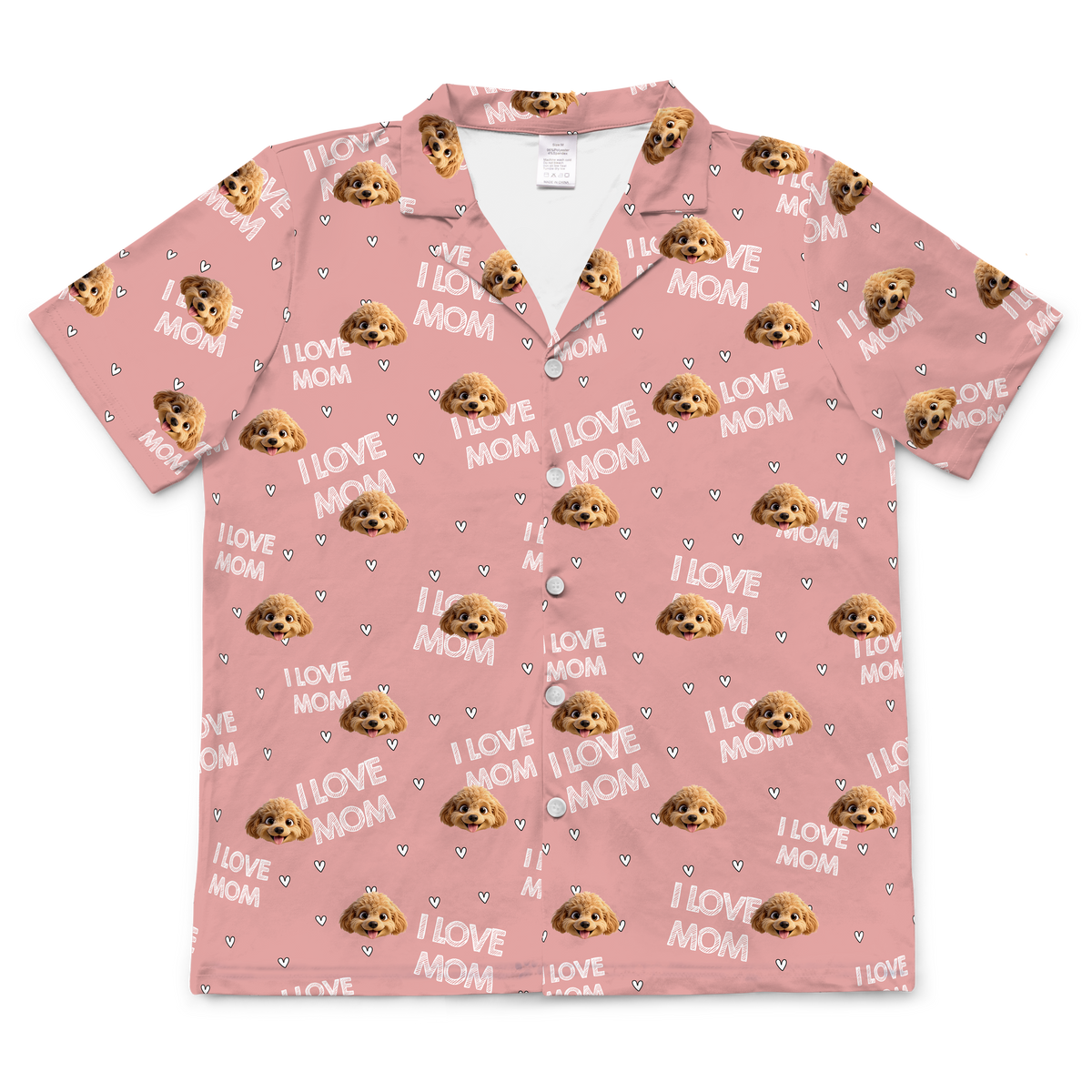 ILoveMomShortSleevePajamaShirt