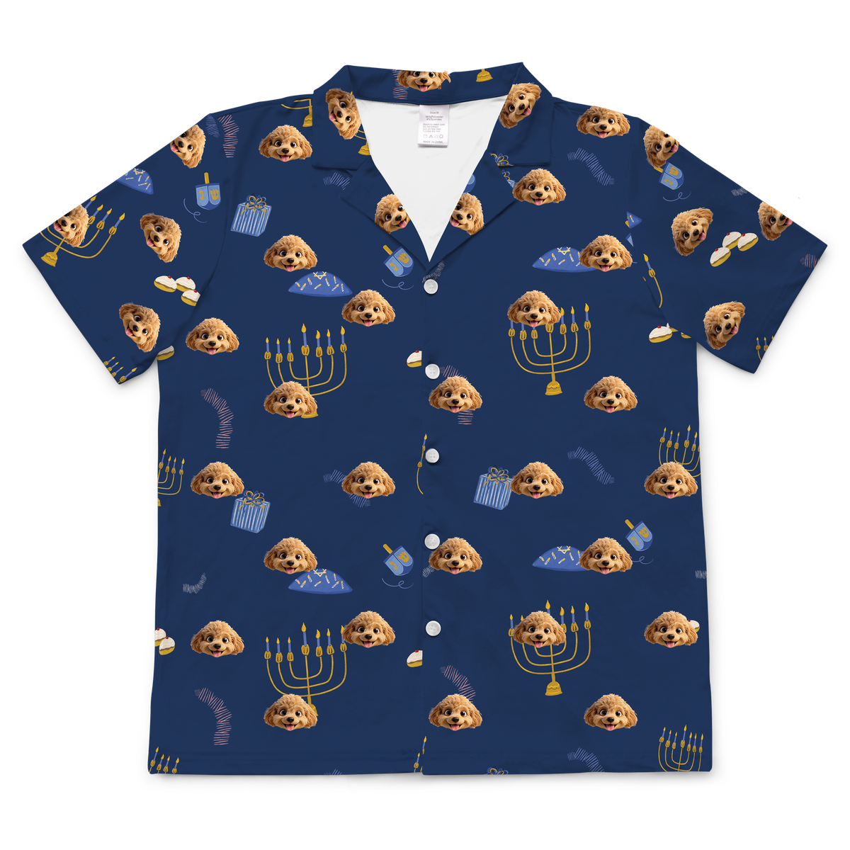 HanukkahShortSleevePajamaShirt