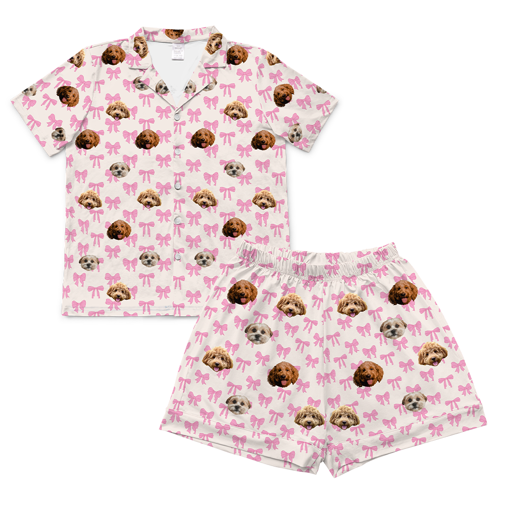 BowsShortSleevePajamaShirt3Pets