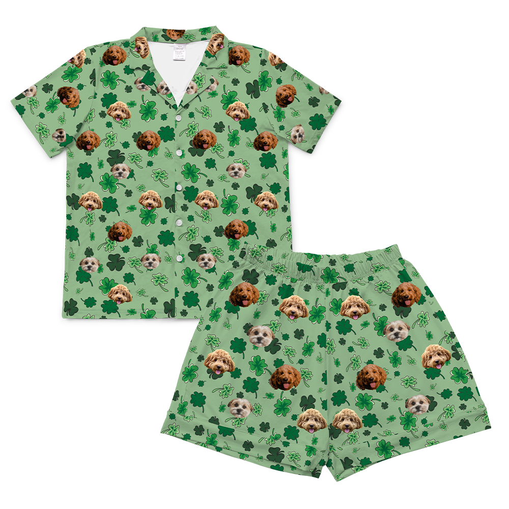 ShamrocksShortSleevePajamaShirt3Pets