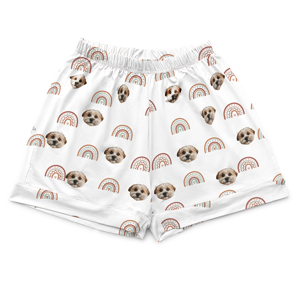 BohoRainbowsPajamaShirt1Pet