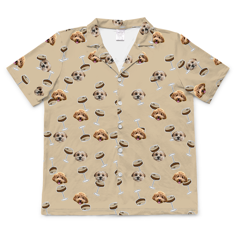EspressoMartinisShortSleevePajamaShirt2Pets