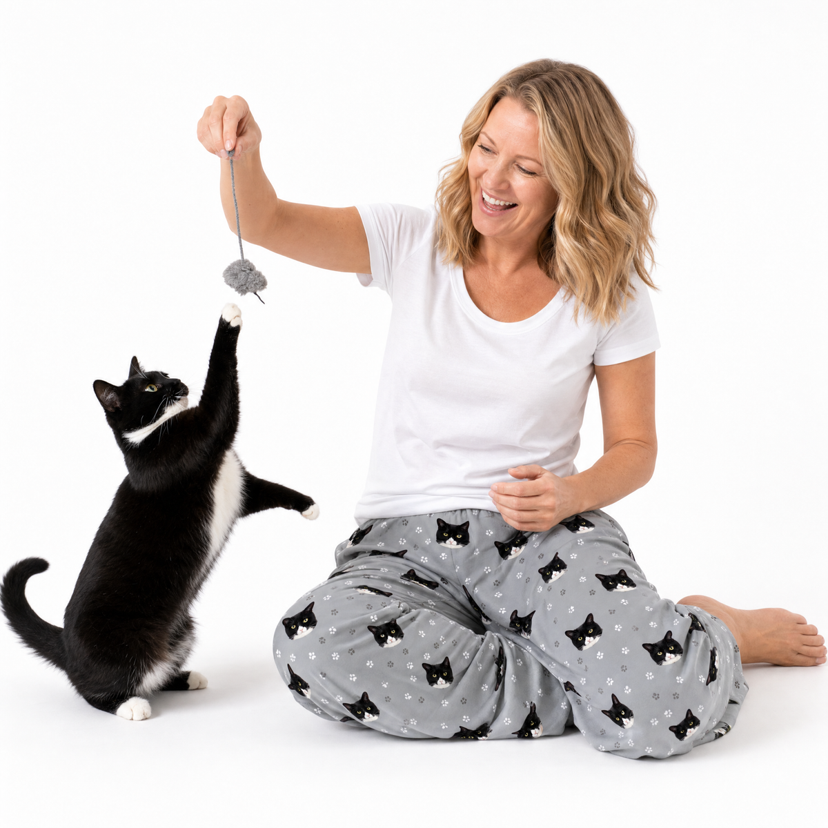 Adult Custom Pet Face Pajama Pants