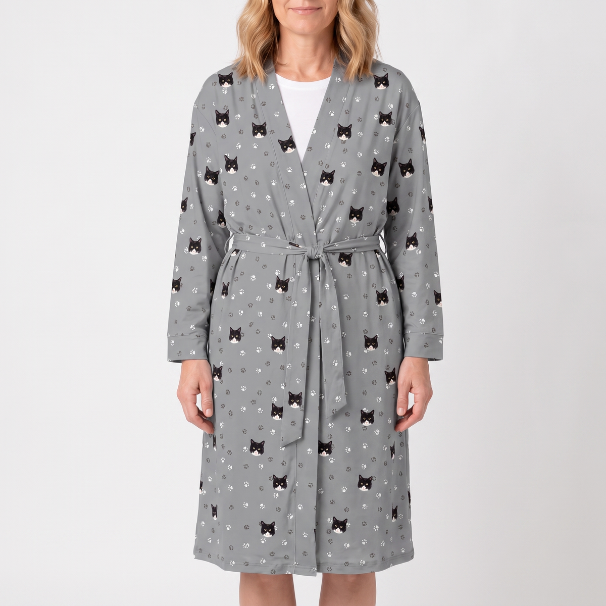 Pyjama boutonné adulte court