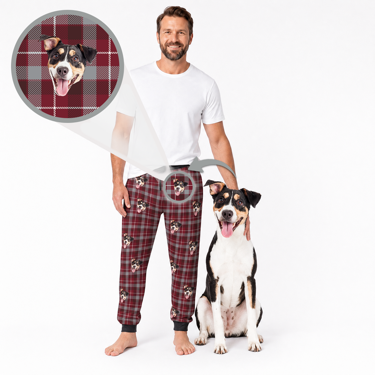 Custom Pet Face Sweatpants