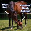 Horse Twinning with Custom Horse Cuddle Clone