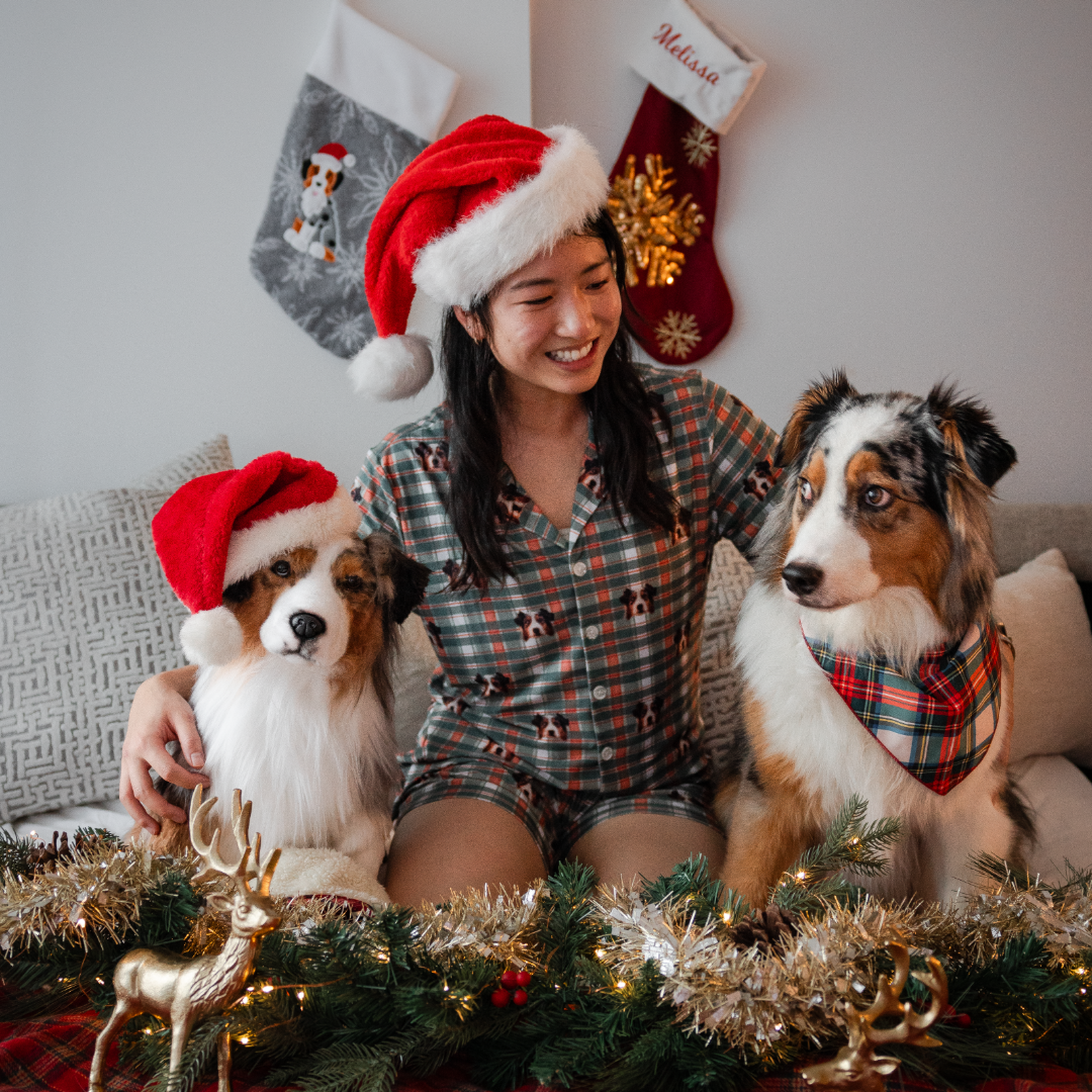 Custom Pet Face Christmas Pajamas