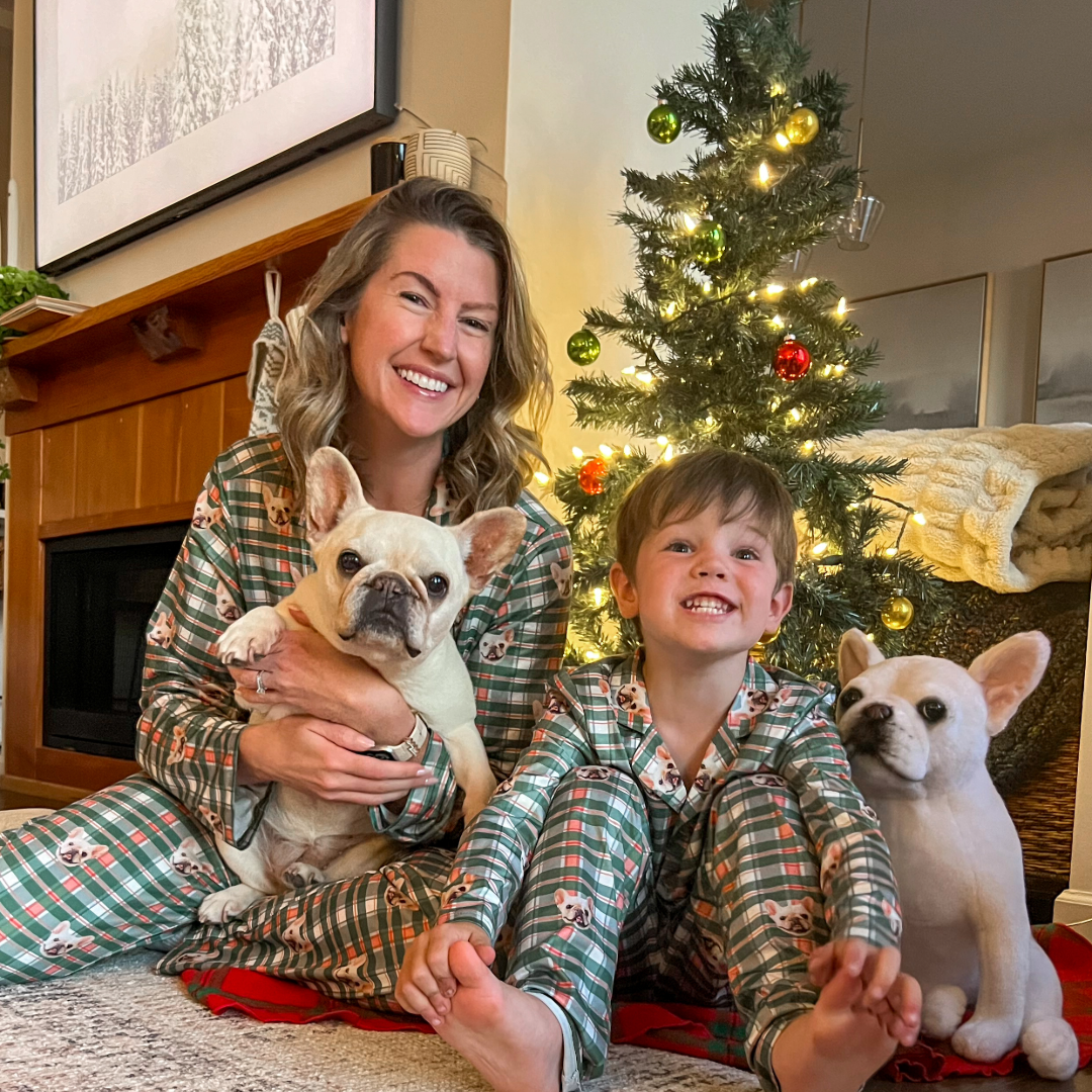Custom Pet Face Christmas Pajamas