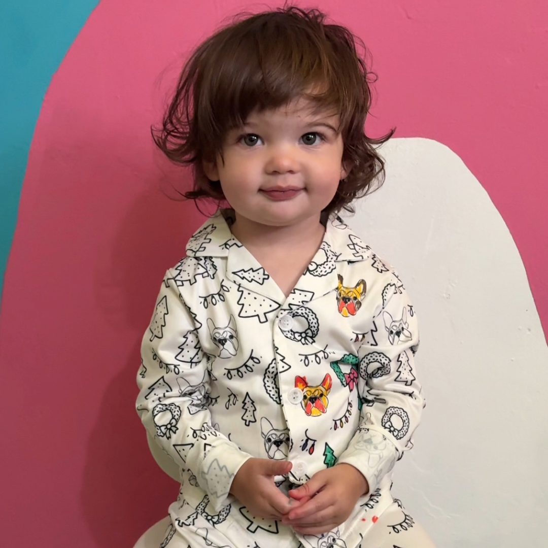 Custom Kids Pet Face Colorable Pajamas
