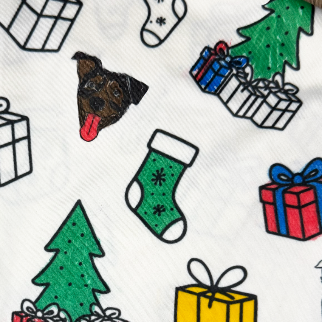 Custom Kids Pet Face Colorable Pajamas