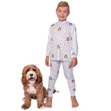 Kids Custom Pet Face Jogger Pajamas - Paws and Bones