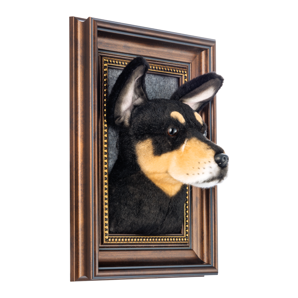 Custom Framed Plush Pet Portrait