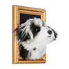 Custom Framed Plush Pet Portrait