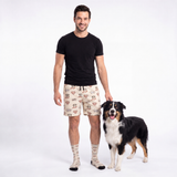 Superman Sweatshorts with Your Pet’s Face